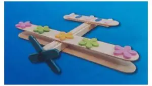 how to make airplane from popsicle sticks