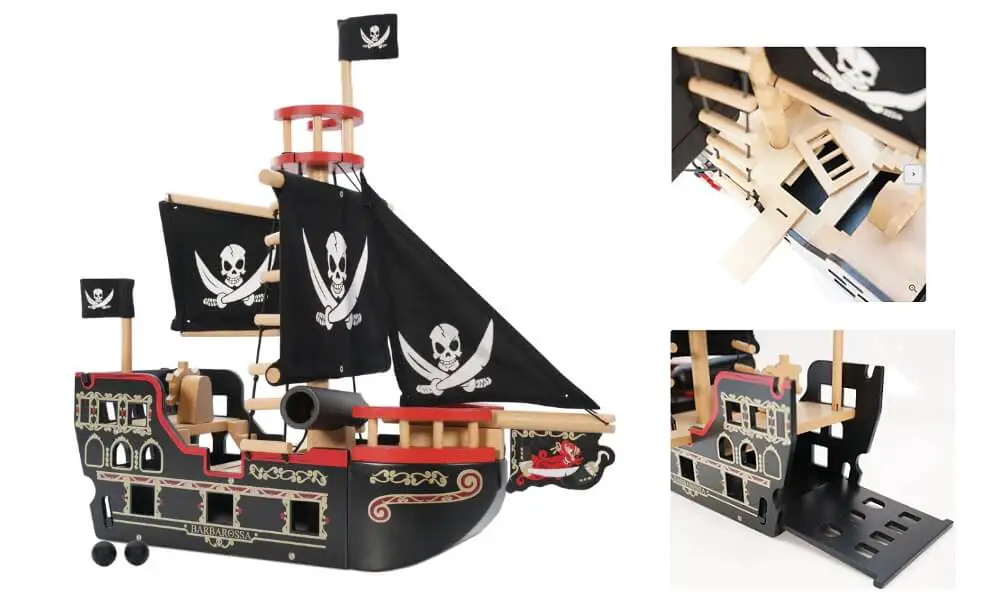 Barbarossa pirate ship by Le Toy Van