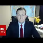 BBC interview with political scientist Prof Robert Kelly hijacked by the professor’s two young kids