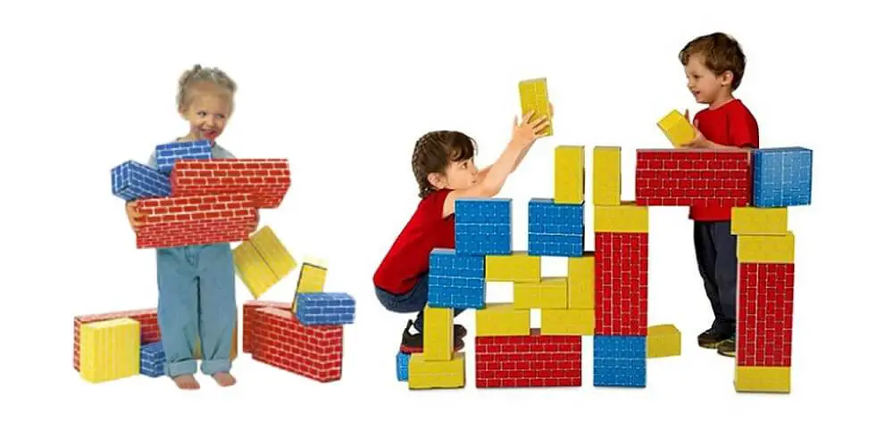 Cardboard building blocks