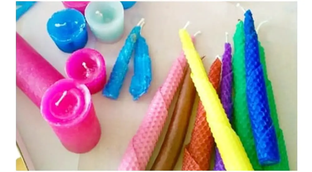 DIY candles for kids