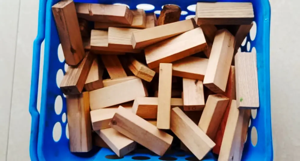 Jenga wooden blocks toys storage