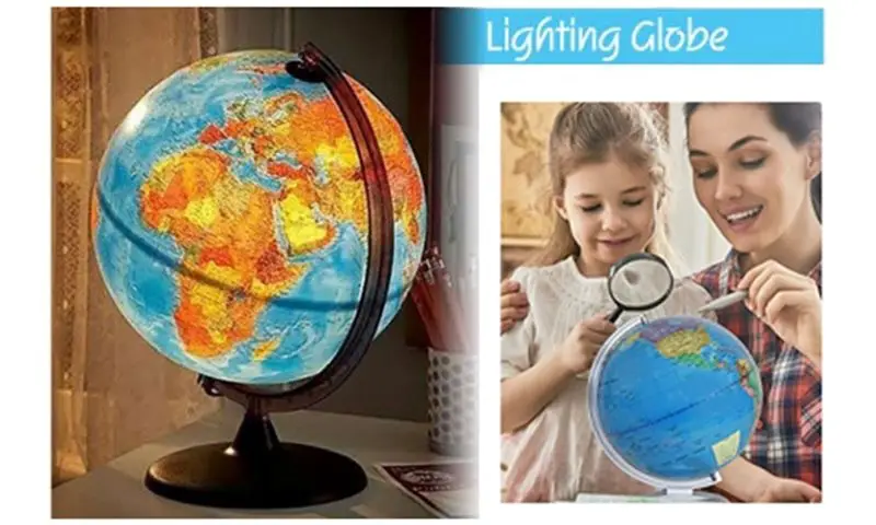 Little Experimenter illuminated world globe