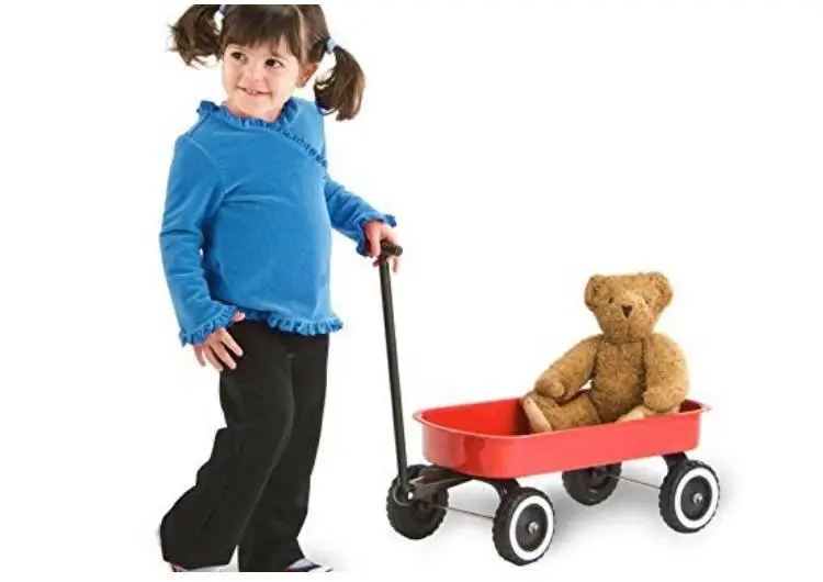 Little Red Wagon for Tots Dolls Gift from Morgan Cycle
