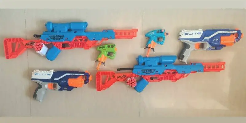 nerf guns various sizes