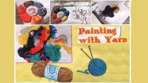 painting with yarn