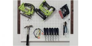 pegboard for hanging tools