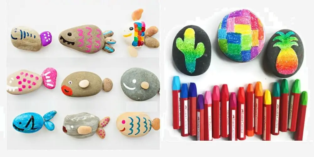 rock painting for kids