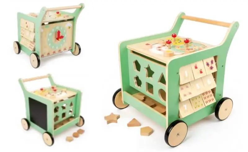 Small foot Wooden Baby Walker and Playcenter