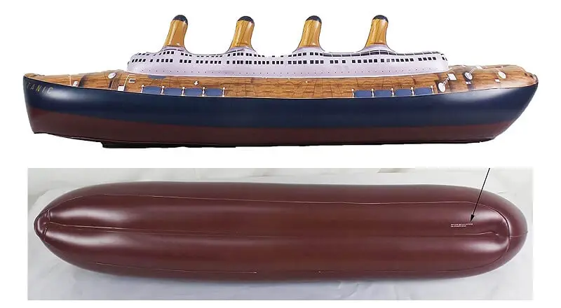 Giant Titanic Inflatable Pool Toy