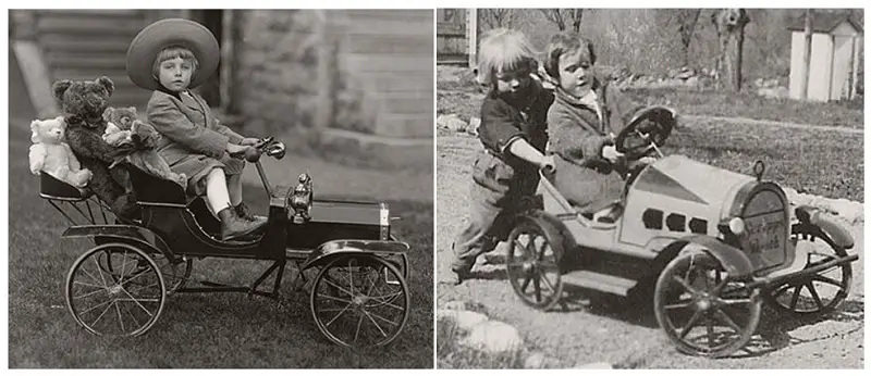 vintage kids pedal cars