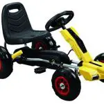 vroom rider zoom pedal go-kart ride ons with pneumatic tire